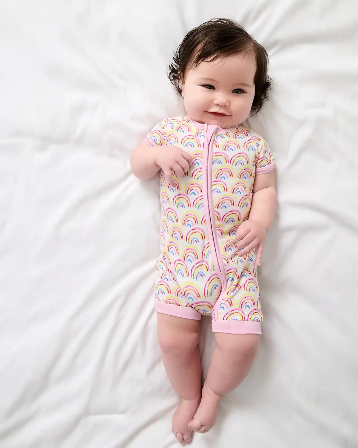 Pastel Rainbows Shorty Zippy