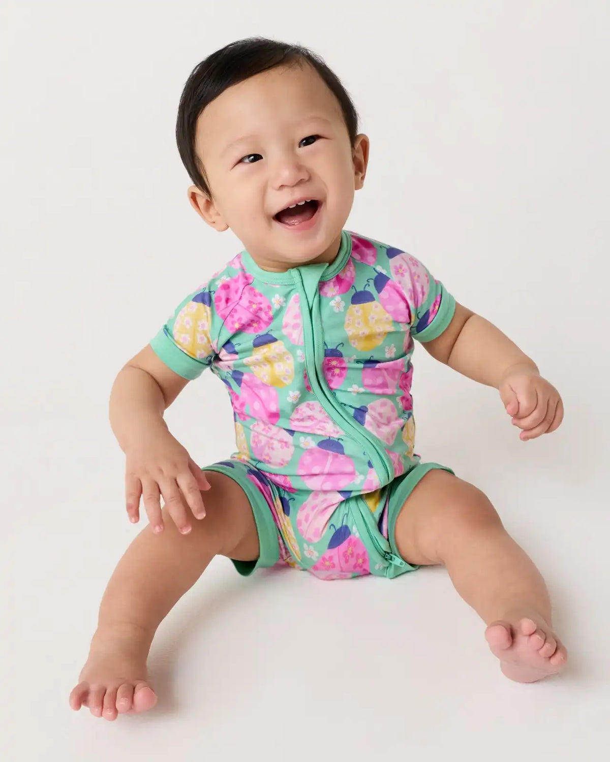 Ladybug Meadow Shorty Zippy
