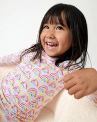 Pastel Rainbows Two-Piece Pajama Set