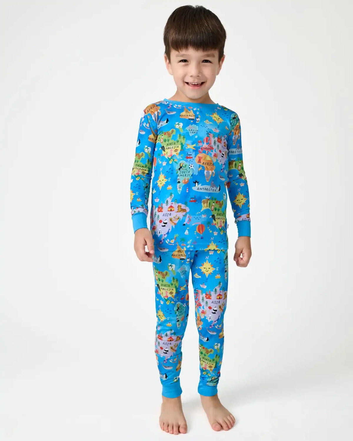 Around The World Two-Piece Pajama Set