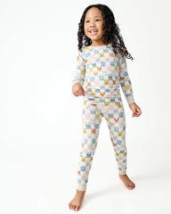 Check Mates Two-Piece Pajama Set