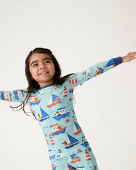Nautical Paws Two-Piece Pajama Set
