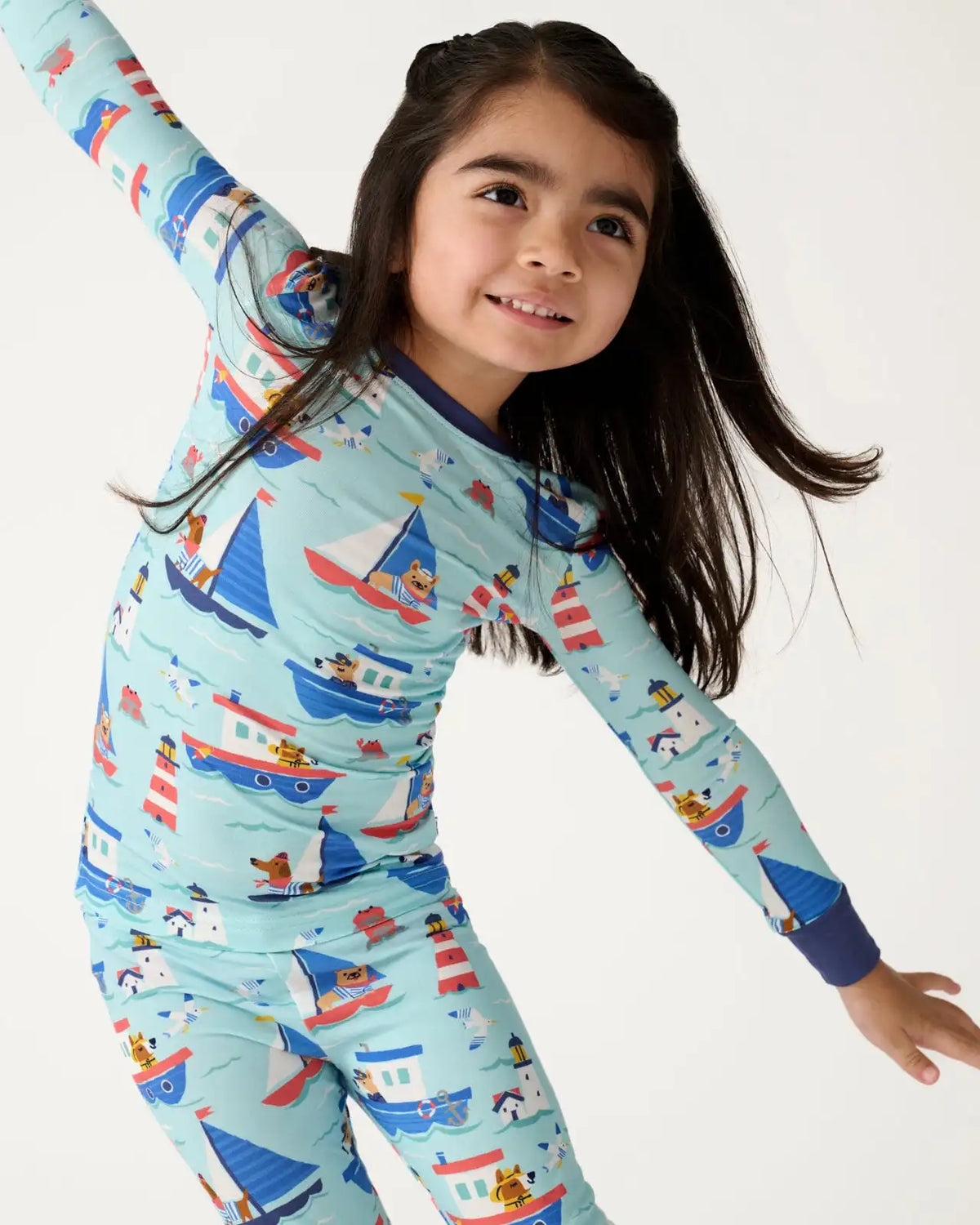 Nautical Paws Two-Piece Pajama Set