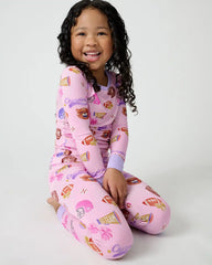 Team Spirit Pink Two-Piece Pajama Set