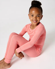 Sweet Papaya Two-Piece Pajama Set