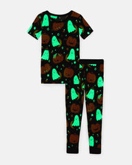 Moonlit Magic Two-Piece Short Sleeve Pajama Set