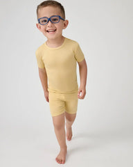 Sunglow Two-Piece Short Sleeve & Shorts Pajama Set