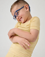 Sunglow Two-Piece Short Sleeve & Shorts Pajama Set