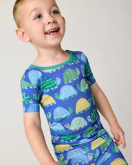 Shell Parade Two-Piece Short Sleeve & Shorts Pajama Set