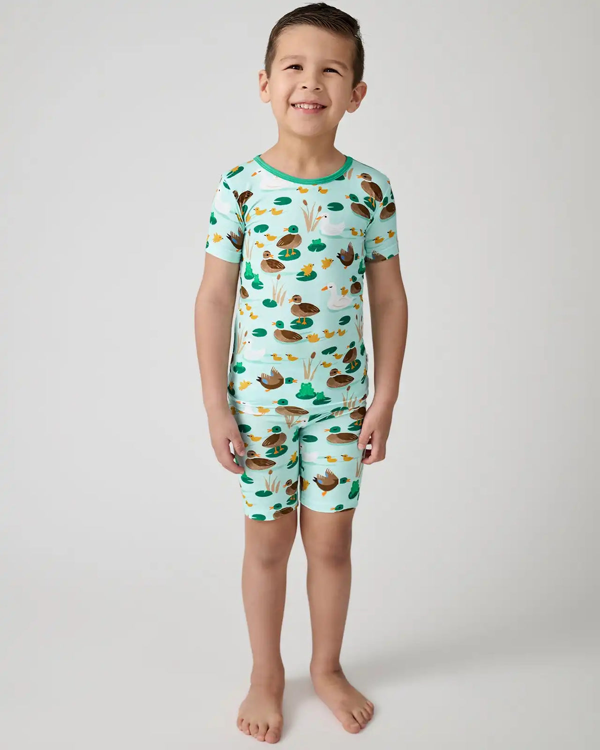 Puddle Jumpers Two-Piece Short Sleeve & Shorts Pajama Set