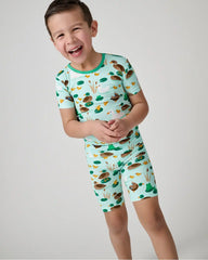 Puddle Jumpers Two-Piece Short Sleeve & Shorts Pajama Set