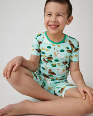 Puddle Jumpers Two-Piece Short Sleeve & Shorts Pajama Set