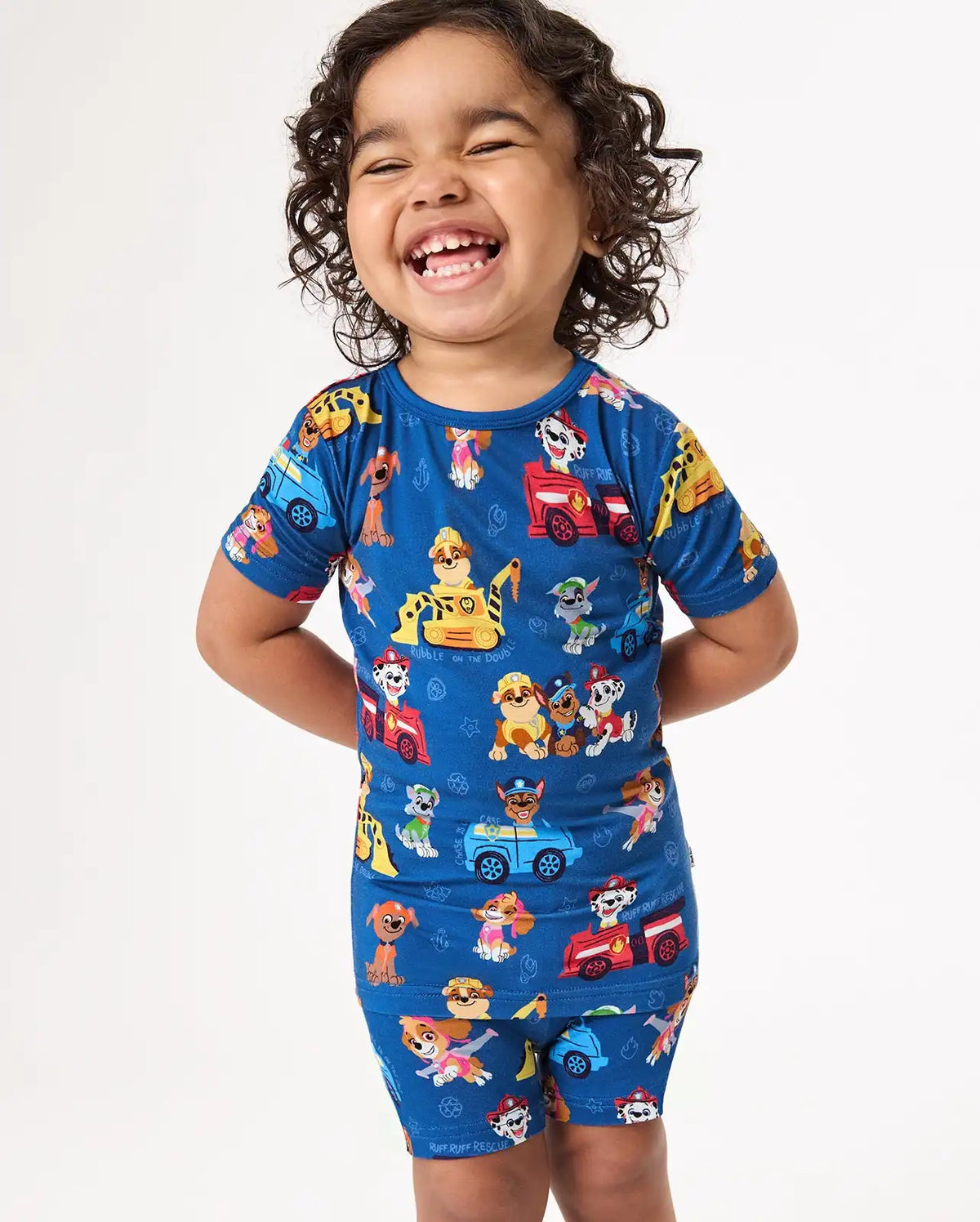 PAW Patrol Adventure Bay Heroes Two-Piece Short Sleeve & Shorts Pajama Set
