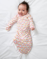 Pastel Rainbows Infant Gown