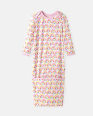 Pastel Rainbows Infant Gown