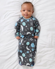 Blue To the Moon & Back Infant Gown