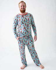 Spidey & His Amazing Friends Tiny Webs Men's Long Sleeve Pajama Top