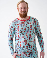 Spidey & His Amazing Friends Tiny Webs Men's Long Sleeve Pajama Top