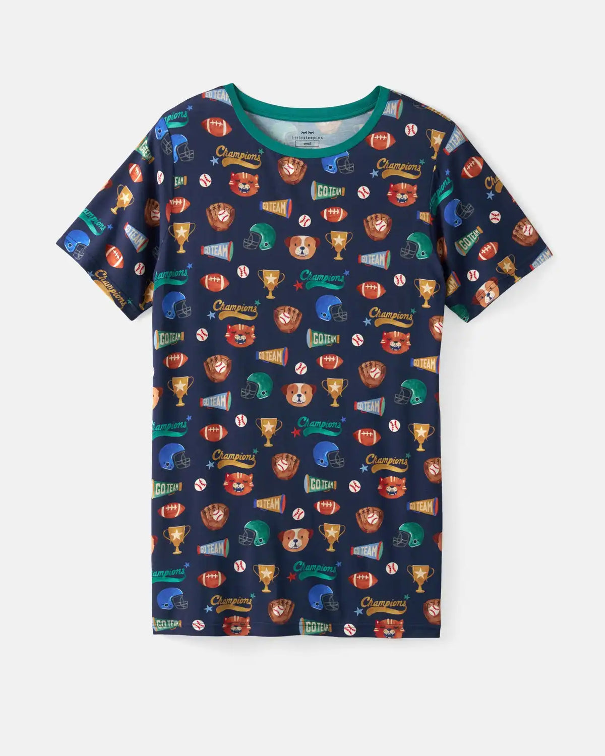 Team Spirit Men's Short Sleeve Pajama Top