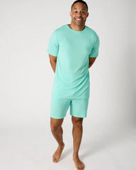 Ocean Mist Men's Short Sleeve Pajama Top