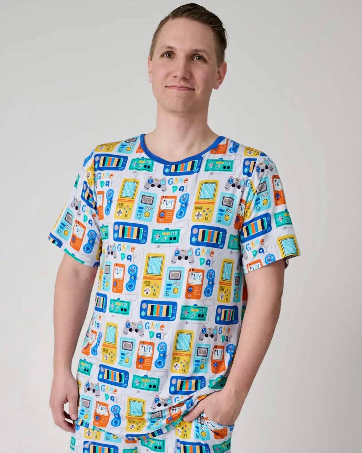 Game On Men's Short Sleeve Pajama Top