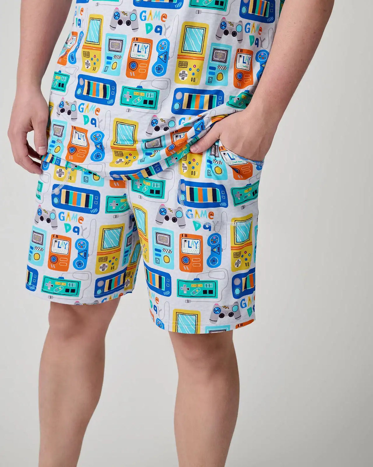 Game On Men's Pajama Shorts