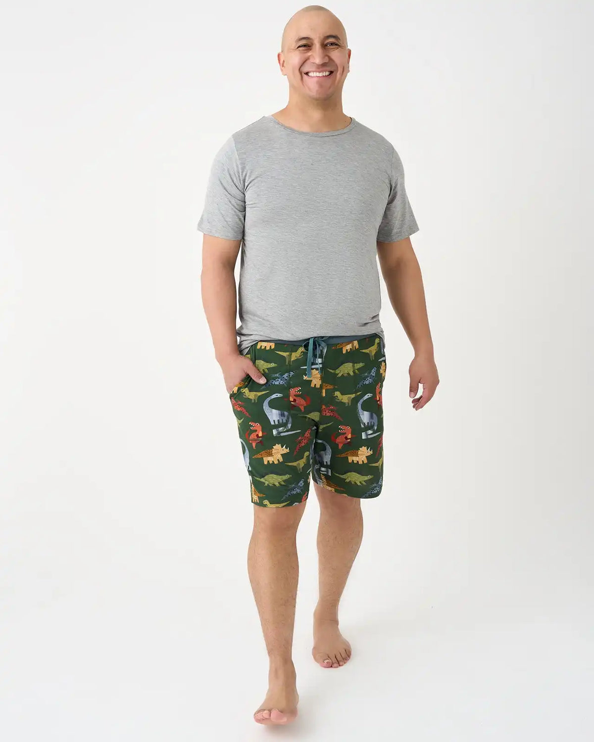 Roar & Explore Green Men's Pajama Shorts