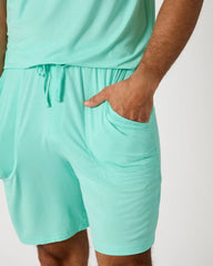 Ocean Mist Men's Pajama Shorts