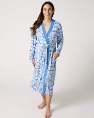 Azure Garden Women's Robe