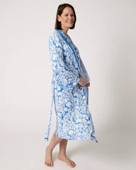 Azure Garden Women's Robe