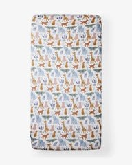 Sweet Safari Fitted Mini Crib Sheet