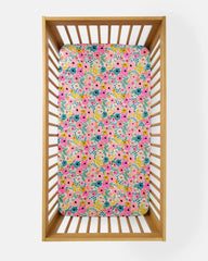 Secret Garden Fitted Crib Sheet