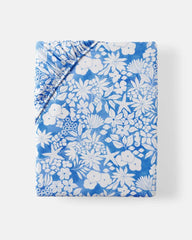 Azure Garden Fitted Crib Sheet