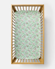 Koala Cuddles Fitted Crib Sheet