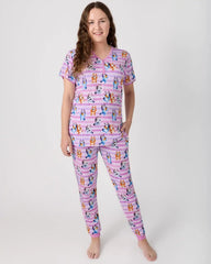Bluey Dance All Day Pink Women's Pajama Pants