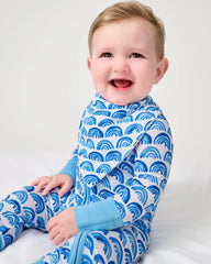 Blue Rainbows Bandana Bib