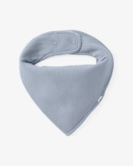 Light Fog Ribbed Bandana Bib
