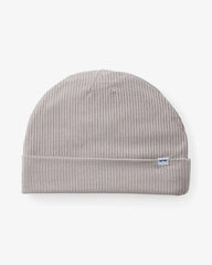 Dove Gray Ribbed Infant Beanie