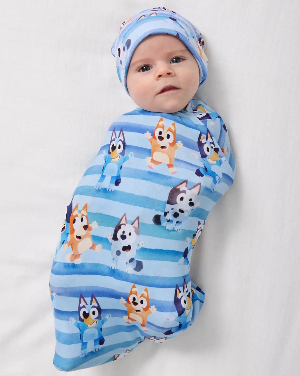 Bluey Dance All Day Swaddle & Beanie Set