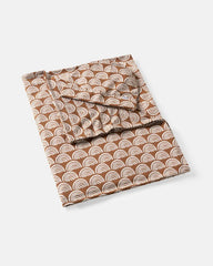 Rust Rainbows Swaddle & Beanie Set