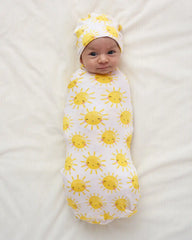 Sunshine Swaddle & Beanie Set