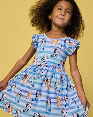 Bluey Dance All Day Flutter Skater Dress