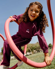Classic Burgundy Drop Shoulder Crewneck