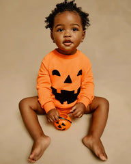 Jack-O'-Lantern Raglan Romper