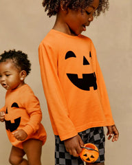 Jack-O'-Lantern Long Sleeve Relaxed Tee