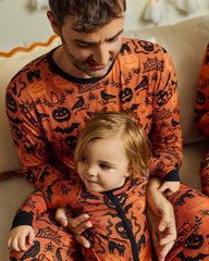 Midnight Mischief Men's Long Sleeve Pajama Top