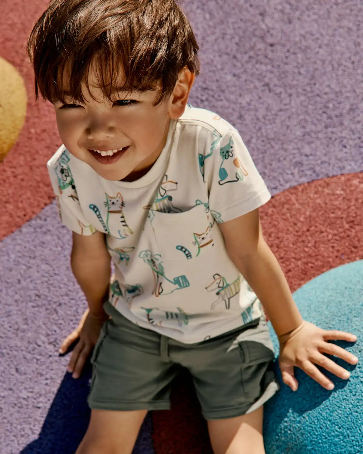 Whiskers & Wags Relaxed Pocket Tee