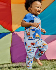 Rainbow Trucks Overall Set