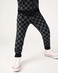 Monochrome Checks Jogger