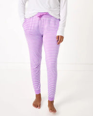 Sweet Orchid Stripe Women's Pajama Pants